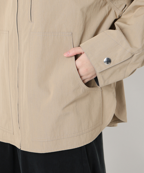 IENA LA BOUCLE（イエナラブークル）の「IENA LA BOUCLE ライトワークブルゾン（その他アウター・レディース・ベージュ・FREE）」の20枚目の写真