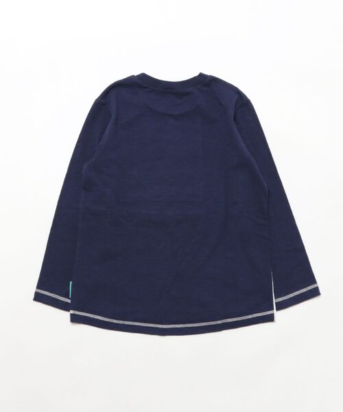 zuppa di zucca(ズッパ デ ズッカ)の「ランダムパッチ長袖Tシャツ(Tシャツ/カットソー・キッズ・ネイビー・140cm/150cm/160cm)」の2枚目の写真