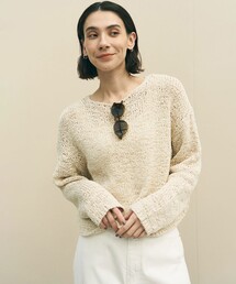 テープヤーンニット プルオーバー