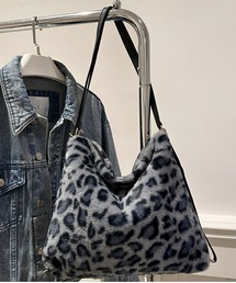 LAYERED(SBG)（レイヤード）の「LAYERED レオパード ファー 2WAY ショルダー リュック（ショルダーバッグ）」