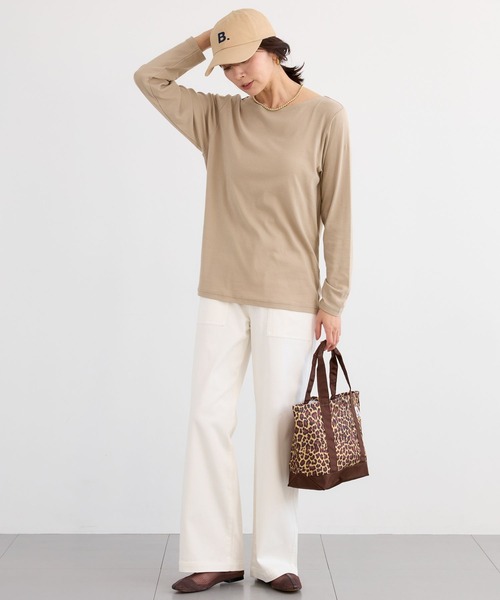 PICCADILLY（ピカデリー）の「BARNYARDSTORM / PICCADILLY（ピカデリー）別注 / ベイカーワイドパンツ（カーゴパンツ・レディース・チャコールグレー/オフホワイト/ピンク・S/L/M）」の17枚目の写真