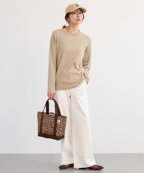 PICCADILLY（ピカデリー）の「BARNYARDSTORM / PICCADILLY（ピカデリー）別注 / ベイカーワイドパンツ（カーゴパンツ・レディース・チャコールグレー/オフホワイト/ピンク・S/L/M）」の18枚目の写真