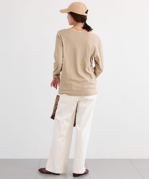 PICCADILLY（ピカデリー）の「BARNYARDSTORM / PICCADILLY（ピカデリー）別注 / ベイカーワイドパンツ（カーゴパンツ・レディース・チャコールグレー/オフホワイト/ピンク・S/L/M）」の21枚目の写真