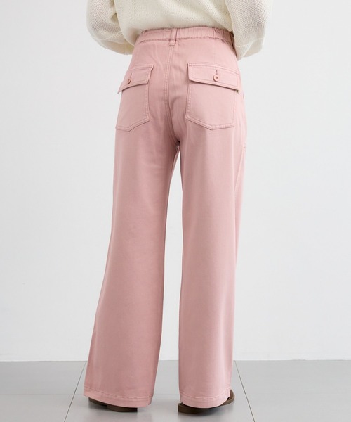 PICCADILLY（ピカデリー）の「BARNYARDSTORM / PICCADILLY（ピカデリー）別注 / ベイカーワイドパンツ（カーゴパンツ・レディース・チャコールグレー/オフホワイト/ピンク・S/L/M）」の11枚目の写真