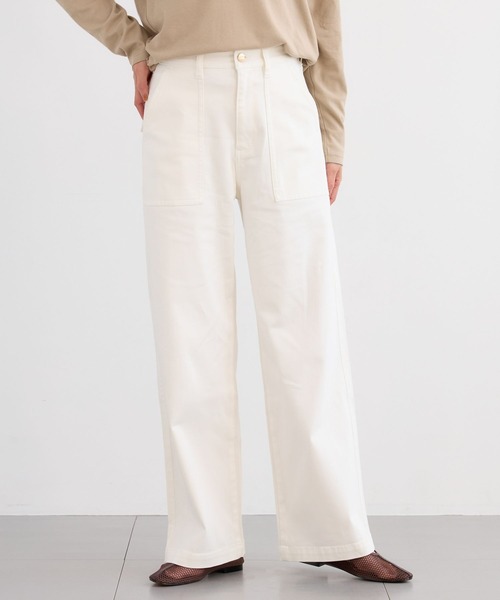 PICCADILLY（ピカデリー）の「BARNYARDSTORM / PICCADILLY（ピカデリー）別注 / ベイカーワイドパンツ（カーゴパンツ・レディース・チャコールグレー/オフホワイト/ピンク・S/L/M）」の14枚目の写真