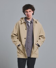 green label relaxing | DICROS ミドル フード ステンカラー コート -撥水-(ステンカラーコート)