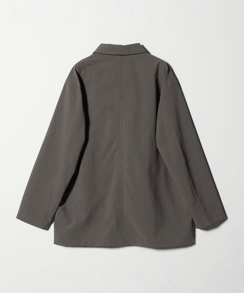 green label relaxing(グリーンレーベルリラクシング)の「DICROS ミドル フード ステンカラー コート -撥水-(ステンカラーコート・メンズ・ベージュ/ダークグレー・XL/M/S/L)」の22枚目の写真