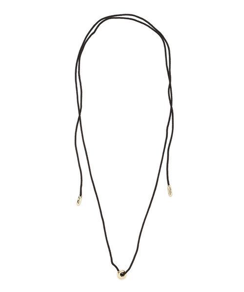 emmi(エミ)の「サテンコードネックレス(ネックレス・レディース・シルバー/ゴールド・F)」の1枚目の写真