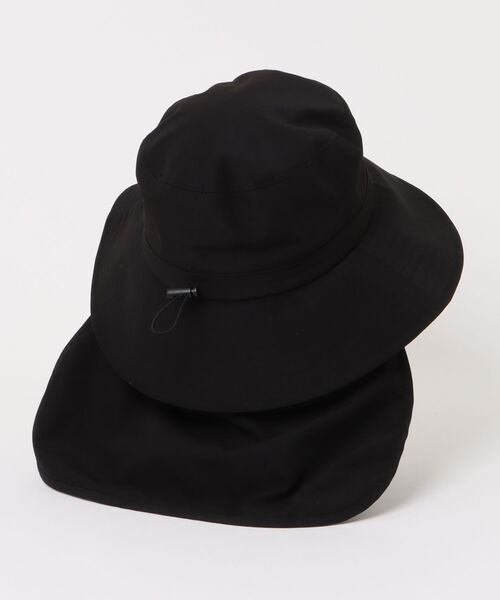 チチカカ（チチカカ）の「ネックガード付きバケットハット（ハット・レディース・ブラック/ベージュ・FREE）」の17枚目の写真