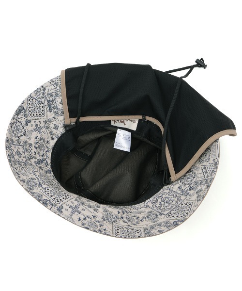 チチカカ（チチカカ）の「ネックガード付きバケットハット（ハット・レディース・ブラック/ベージュ・FREE）」の11枚目の写真