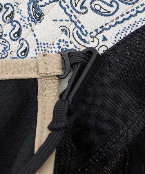 チチカカ（チチカカ）の「ネックガード付きバケットハット（ハット・レディース・ブラック/ベージュ・FREE）」の13枚目の写真