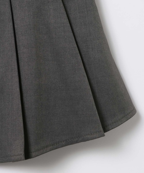 ALAND（エーランド）の「3.3 Field Trip／ダブルベルトプリーツミニスカート(インパン付き)（スカート・レディース・ブラック/グレー・MEDIUM/SMALL）」の4枚目の写真