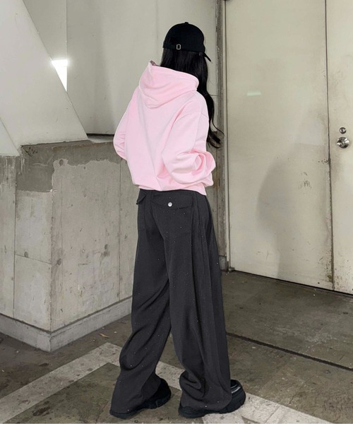 sedacle（セダクル）の「グリッター加工スラックス（スラックス・メンズ・ブラック/チャコールグレー・SMALL/MEDIUM/LARGE）」の11枚目の写真