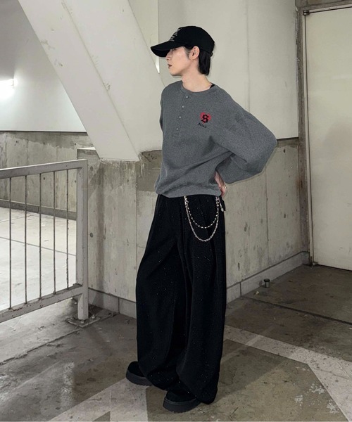 sedacle（セダクル）の「グリッター加工スラックス（スラックス・メンズ・ブラック/チャコールグレー・SMALL/MEDIUM/LARGE）」の22枚目の写真