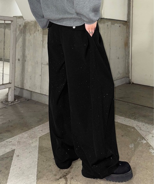 sedacle（セダクル）の「グリッター加工スラックス（スラックス・メンズ・ブラック/チャコールグレー・SMALL/MEDIUM/LARGE）」の20枚目の写真