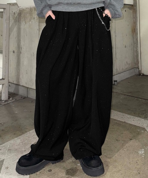 sedacle（セダクル）の「グリッター加工スラックス（スラックス・メンズ・ブラック/チャコールグレー・SMALL/MEDIUM/LARGE）」の18枚目の写真