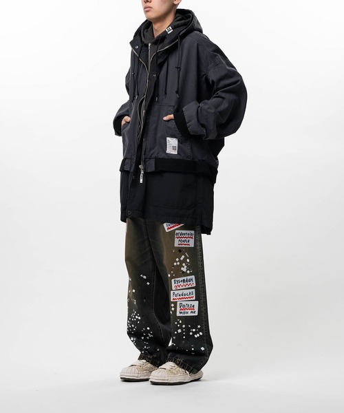 Maison MIHARA YASUHIRO（メゾンミハラヤスヒロ）の「【MIHARAYASUHIRO/ミハラヤスヒロ】TRIPLE LAYERED COAT（その他アウター・メンズ・ブラウン/ブラック・44/48/46）」の4枚目の写真