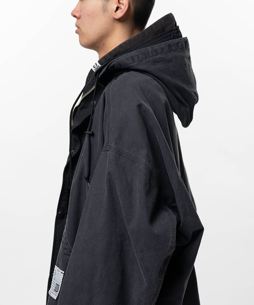 Maison MIHARA YASUHIRO（メゾンミハラヤスヒロ）の「【MIHARAYASUHIRO/ミハラヤスヒロ】TRIPLE LAYERED COAT（その他アウター・メンズ・ブラウン/ブラック・44/48/46）」の6枚目の写真