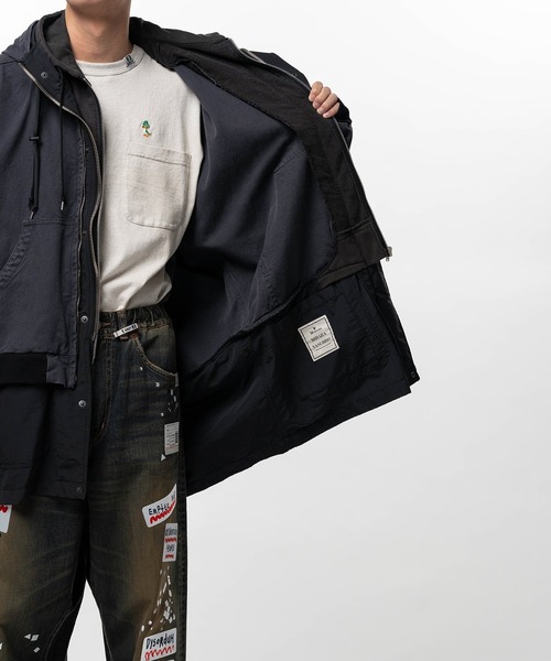 Maison MIHARA YASUHIRO（メゾンミハラヤスヒロ）の「【MIHARAYASUHIRO/ミハラヤスヒロ】TRIPLE LAYERED COAT（その他アウター・メンズ・ブラウン/ブラック・44/48/46）」の7枚目の写真
