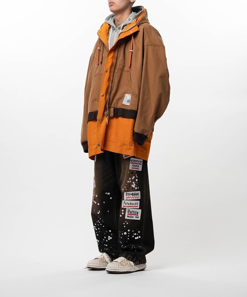 Maison MIHARA YASUHIRO（メゾンミハラヤスヒロ）の「【MIHARAYASUHIRO/ミハラヤスヒロ】TRIPLE LAYERED COAT（その他アウター・メンズ・ブラウン/ブラック・44/48/46）」の9枚目の写真