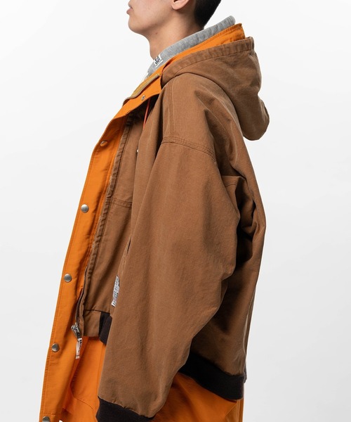 Maison MIHARA YASUHIRO（メゾンミハラヤスヒロ）の「【MIHARAYASUHIRO/ミハラヤスヒロ】TRIPLE LAYERED COAT（その他アウター・メンズ・ブラウン/ブラック・44/48/46）」の12枚目の写真
