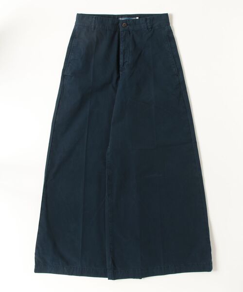 POLO RALPH LAUREN（ポロ ラルフ ローレン）の「コットン リラックス ワイドレッグ パンツ（チノパンツ・レディース・ネイビー系1・8/6/4/0/2/00）」の3枚目の写真