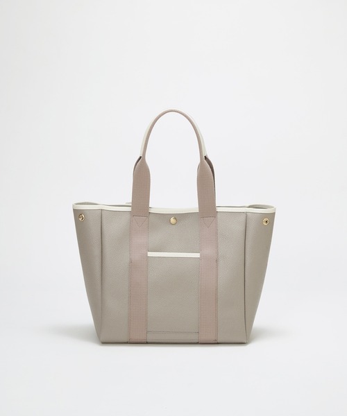 Breath TOPKAPI(ブレストプカピ)の「【Breath TOPKAPI】SCOTCH GRAIN スコッチグレイン ロングハンドル ボックス トートバッグ チャーム付き A4 / 2way(トートバッグ・レディース・ライトベージュ/ベージュ系その他3/その他・FREE)」の8枚目の写真
