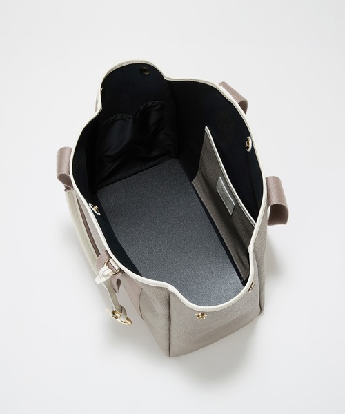 Breath TOPKAPI(ブレストプカピ)の「【Breath TOPKAPI】SCOTCH GRAIN スコッチグレイン ロングハンドル ボックス トートバッグ チャーム付き A4 / 2way(トートバッグ・レディース・ライトベージュ/ベージュ系その他3/その他・FREE)」の18枚目の写真