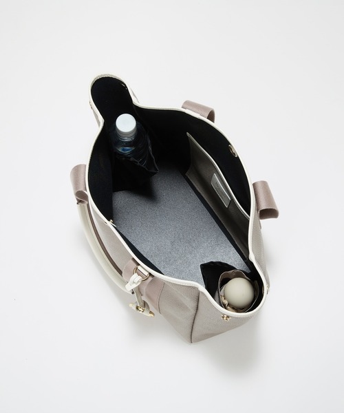 Breath TOPKAPI(ブレストプカピ)の「【Breath TOPKAPI】SCOTCH GRAIN スコッチグレイン ロングハンドル ボックス トートバッグ チャーム付き A4 / 2way(トートバッグ・レディース・ライトベージュ/ベージュ系その他3/その他・FREE)」の21枚目の写真