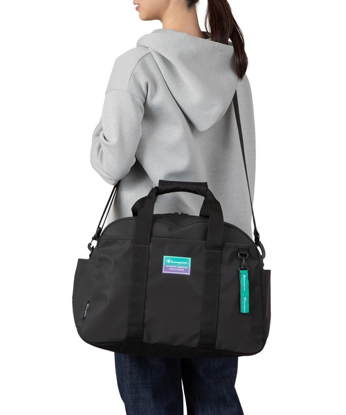 Champion（チャンピオン）の「チャンピオン ボストンバッグ 修学旅行 部活 通学 65451（ボストンバッグ・メンズ・ブラック×レッド/ブラック×ブラック/ブラック×ピンク/ブラック×グリーン・FREE）」の10枚目の写真