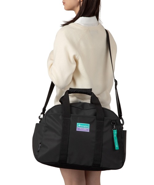 Champion（チャンピオン）の「チャンピオン ボストンバッグ 修学旅行 部活 通学 65451（ボストンバッグ・メンズ・ブラック×レッド/ブラック×ブラック/ブラック×ピンク/ブラック×グリーン・FREE）」の8枚目の写真