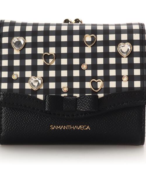 SAMANTHAVEGA(サマンサベガ)の「ストロベリーギンガム折財布(財布・レディース・ブラック/レッド/ピンク・FREE)」の8枚目の写真