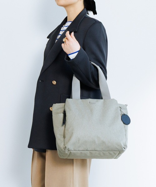 Kanana project(カナナプロジェクト)の「ショルダーバッグ サリールトーン 12L B5サイズ メランジ素材 20174(ショルダーバッグ・レディース・カーキ/サンドベージュ・FREE)」の9枚目の写真