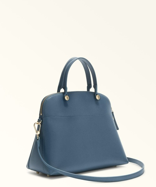 FURLA（フルラ）の「フルラ パイパー (Furla Piper) ハンドバッグ M（ハンドバッグ・レディース・オフホワイト/ブラック/モカ・ONE SIZE）」の4枚目の写真