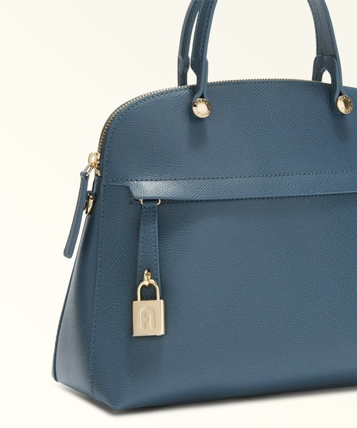 FURLA（フルラ）の「フルラ パイパー (Furla Piper) ハンドバッグ M（ハンドバッグ・レディース・オフホワイト/ブラック/モカ・ONE SIZE）」の6枚目の写真