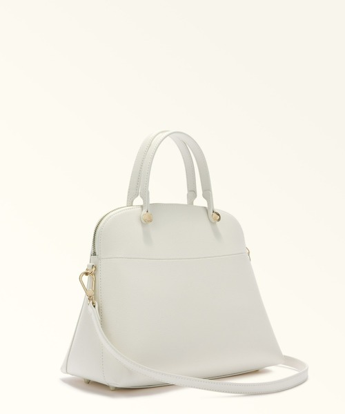 FURLA（フルラ）の「フルラ パイパー (Furla Piper) ハンドバッグ M（ハンドバッグ・レディース・オフホワイト/ブラック/モカ・ONE SIZE）」の16枚目の写真