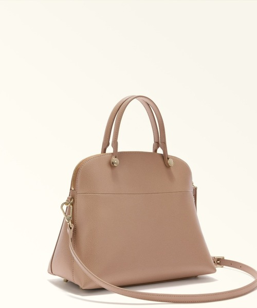 FURLA（フルラ）の「フルラ パイパー (Furla Piper) ハンドバッグ M（ハンドバッグ・レディース・オフホワイト/ブラック/モカ・ONE SIZE）」の12枚目の写真