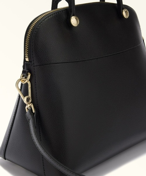 FURLA（フルラ）の「フルラ パイパー (Furla Piper) ハンドバッグ M（ハンドバッグ・レディース・オフホワイト/ブラック/モカ・ONE SIZE）」の10枚目の写真