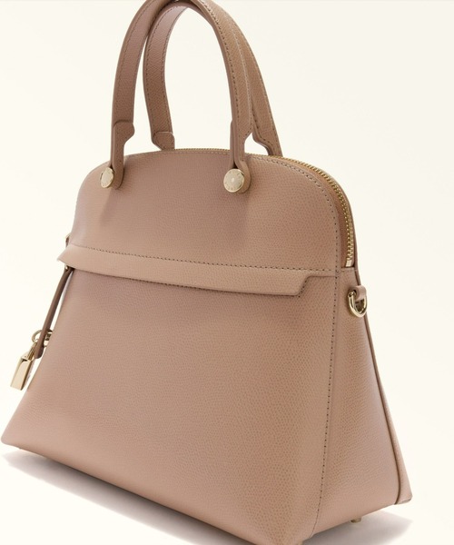 FURLA（フルラ）の「フルラ パイパー (Furla Piper) ハンドバッグ M（ハンドバッグ・レディース・オフホワイト/ブラック/モカ・ONE SIZE）」の14枚目の写真