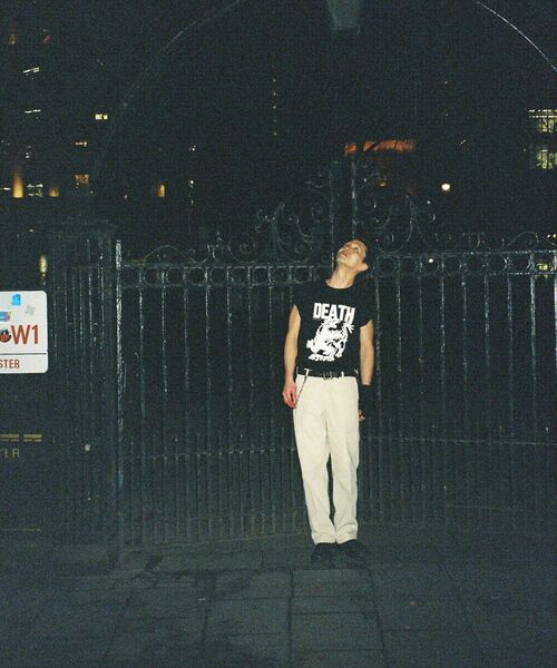 PULP/417EDIFICE(パルプフォーワンセブンエディフィス)の「UK ARTIST PROJECT【JACK】DEATH TEE(Tシャツ/カットソー・メンズ・ブラック・LARGE/MEDIUM/SMALL)」の2枚目の写真