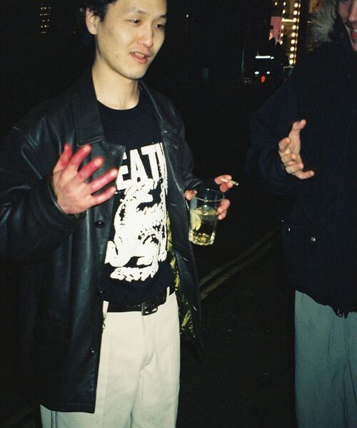PULP/417EDIFICE(パルプフォーワンセブンエディフィス)の「UK ARTIST PROJECT【JACK】DEATH TEE(Tシャツ/カットソー・メンズ・ブラック・LARGE/MEDIUM/SMALL)」の3枚目の写真