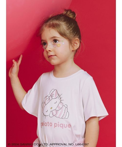gelato pique】【KIDS】ワンポイントTシャツ（Tシャツ/カットソー