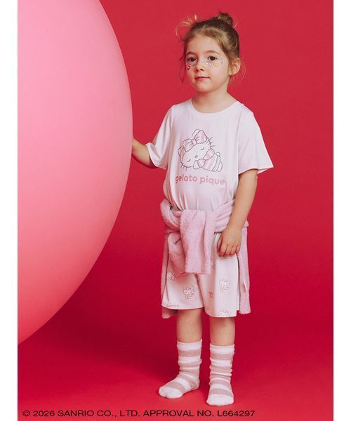 gelato pique】【KIDS】ワンポイントTシャツ（Tシャツ/カットソー