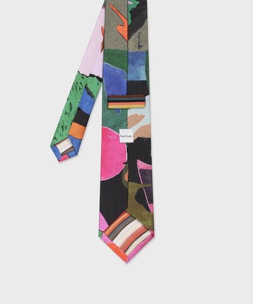 River Collage” タイ【160000 552MIR】（ネクタイ）｜Paul Smith