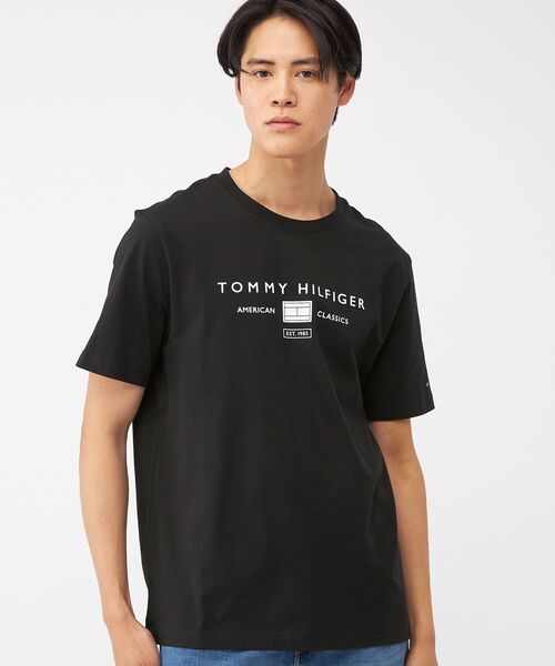 TOMMY HILFIGER(トミーヒルフィガー)の「【オンライン限定】モノブランド ロゴTシャツ(Tシャツ/カットソー・メンズ・ホワイト/グリーン/ブラック・LARGE/MEDIUM/SMALL/X-LARGE)」の16枚目の写真