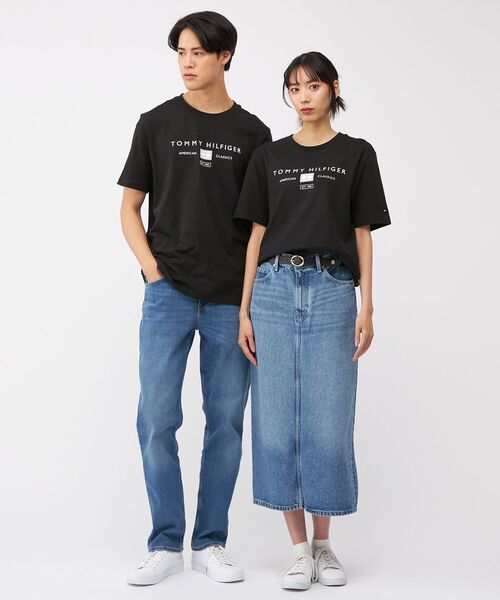 TOMMY HILFIGER(トミーヒルフィガー)の「【オンライン限定】モノブランド ロゴTシャツ(Tシャツ/カットソー・メンズ・ホワイト/グリーン/ブラック・LARGE/MEDIUM/SMALL/X-LARGE)」の20枚目の写真