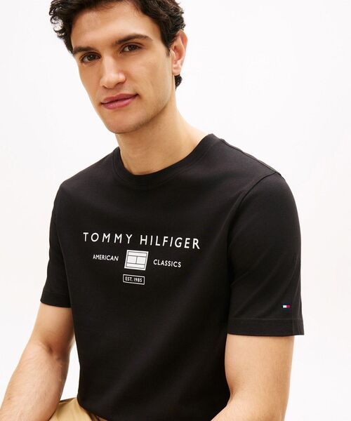 TOMMY HILFIGER(トミーヒルフィガー)の「【オンライン限定】モノブランド ロゴTシャツ(Tシャツ/カットソー・メンズ・ホワイト/グリーン/ブラック・LARGE/MEDIUM/SMALL/X-LARGE)」の21枚目の写真