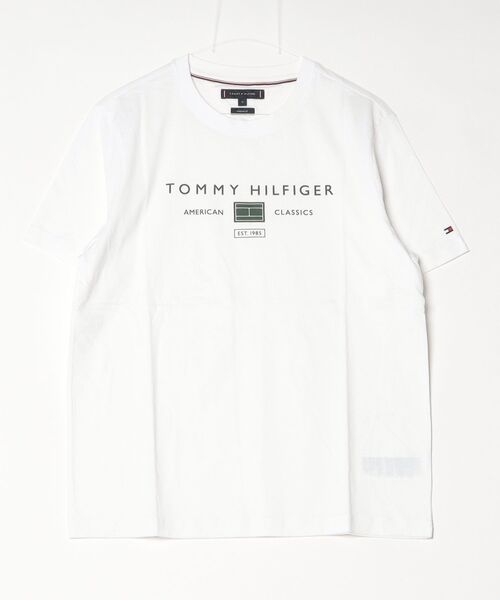 TOMMY HILFIGER(トミーヒルフィガー)の「【オンライン限定】モノブランド ロゴTシャツ(Tシャツ/カットソー・メンズ・ホワイト/グリーン/ブラック・LARGE/MEDIUM/SMALL/X-LARGE)」の14枚目の写真