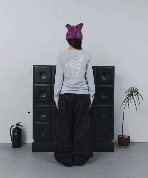 TANSANMAGNESIUM(タンサン マグネシウム)の「ポニーホットフィックスロングスリーブ(スカイブルー)(Tシャツ/カットソー・レディース・その他・1/2)」の9枚目の写真