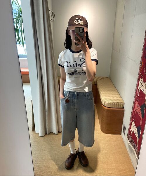 Kijun（キジュン）の「エッセンシャルデニムバミューダショーツ ブルー（その他パンツ・レディース・その他・SMALL/MEDIUM/LARGE）」の4枚目の写真